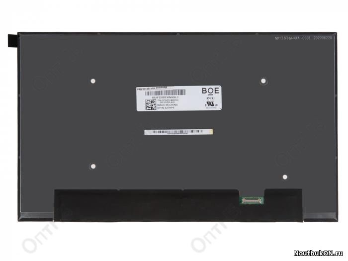 Матрица 13.3", 1920?1080, LED, 30 pins EDP узкий , SLIM, без креплений, Матовая, IPS, sRGB 100%, P/N: N133HCE-G52 (300.26?177.55?4.4 mm)