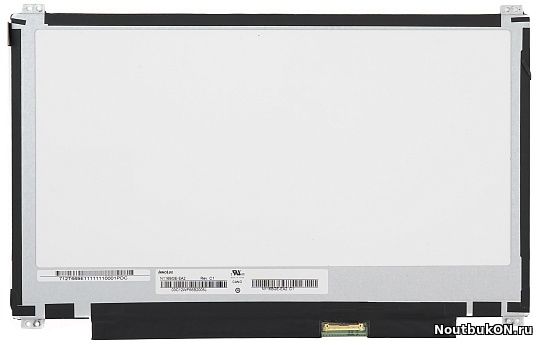 Матрица 11.6", 1366x768, LED, 30 pins EDP, SLIM, уши вверх/вниз, Матовая, P/N: N116BGE-E42, B116XTN01.0, N116BGE-E32