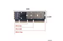 Адаптер для установки SSD M.2 (NVMe) в слот PCI-E 3.0 x16/x8/x4