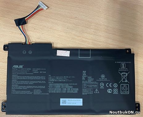 Аккумулятор для Asus Vivobook 14 E410MA, E410KA, L410MA, E510MA R522 (B31N1912), C31N1912 42Wh, 3640mAh, 11.55V (Версия 2 - с кабелем) ОРИГИНАЛ