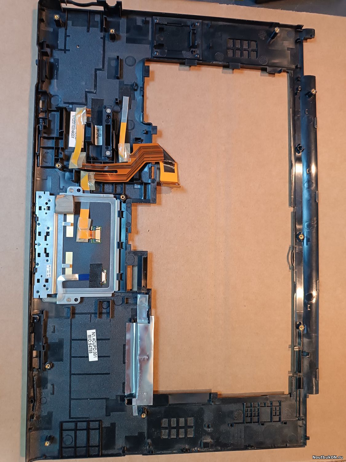топ-кейс палмрест palmrest с шлейфом тачпада и тачпадом для ноутбука Lenovo T510 T510I 60.4cu11.001 часть корпуса