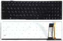Клавиатура для ноутбука Asus N56DP, N56DY, N56VB, N76vz, N56VJ, N56VM, N56VZ, N76VB, Q550, Q550L, Q550LF, N550, N750 черная, без рамки, с подсветкой белой