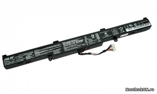 Аккумулятор для Asus (A41N1501) ROG GL752VW, N552V, N752V, N552VX, N552VW, 48Wh, 15V, черный