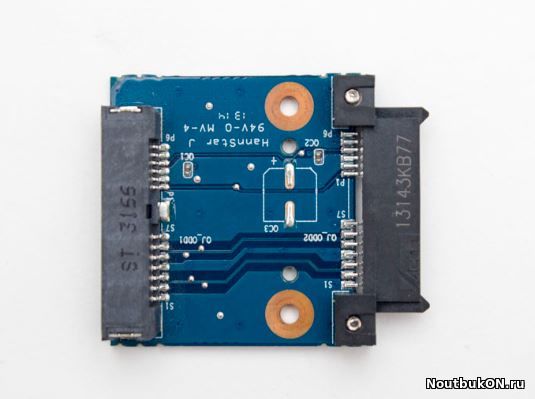 Переходник SATA ноутбука DNS W258ELQ 0161102 6-71-W25UN-D01