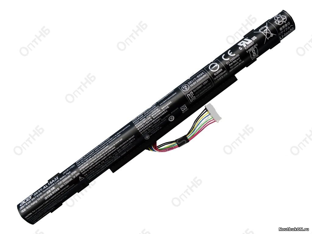 Аккумулятор для ноутбука Acer Aspire E5-422, E5-472, E5-473, E5-522, E5-532, E5-573, E5-573G, E5-722, E5-772, ES1-420, ES1-421, V3-574 N15Q1 2500 mAh 14.8V оригинал