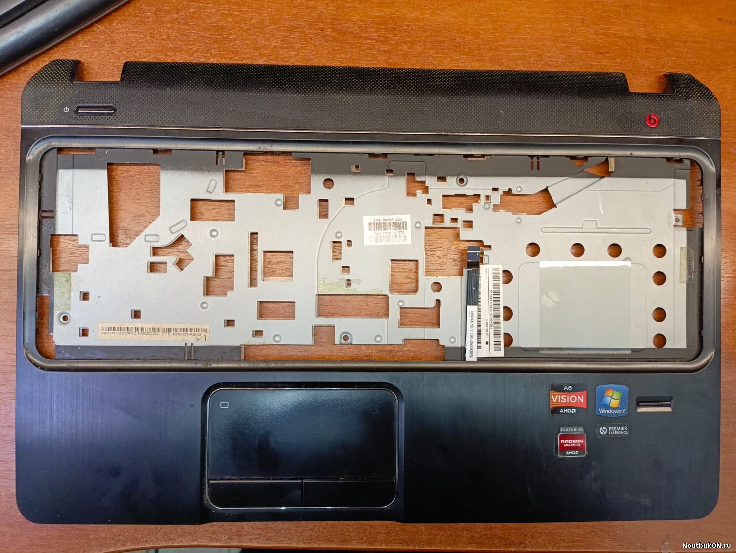 ТОП-КЕЙС для ноутбука HP Pavilion Envy M6-1000 QCL50 686931-001 705195-001 Ap0r1000400 черный ОТ m6-1260er состояние хорошее