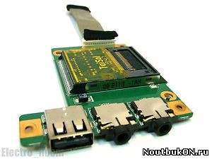 Плата USB и AUDIO + CARDREADER для ноутбука Lenovo IdeaPad B560 B565 la56 i/o bd 55.4jw03.001 55.4jw01.011 55.4jw03.011 001 55.4jw01.001 50.4JW02.001 10620-1