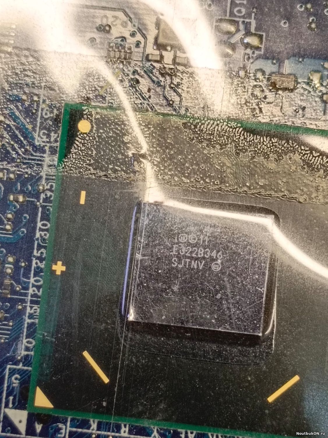 Материнская плата для ноутбука Lenovo G505 G500 G510 Intel Compal VIWGP/GR LA-9632P Rev: 1.0 CPU INTEL HM70 video integreted НЕРАБОЧАЯ НЕ ПАЯНАЯ мульт пробит и еще что-то рядом
