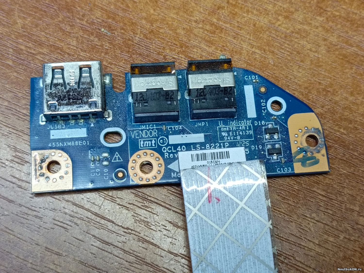 Для ASUS A45V A85V K45VD K45V R400V USB аудио Плата AUDIO LS-8221P