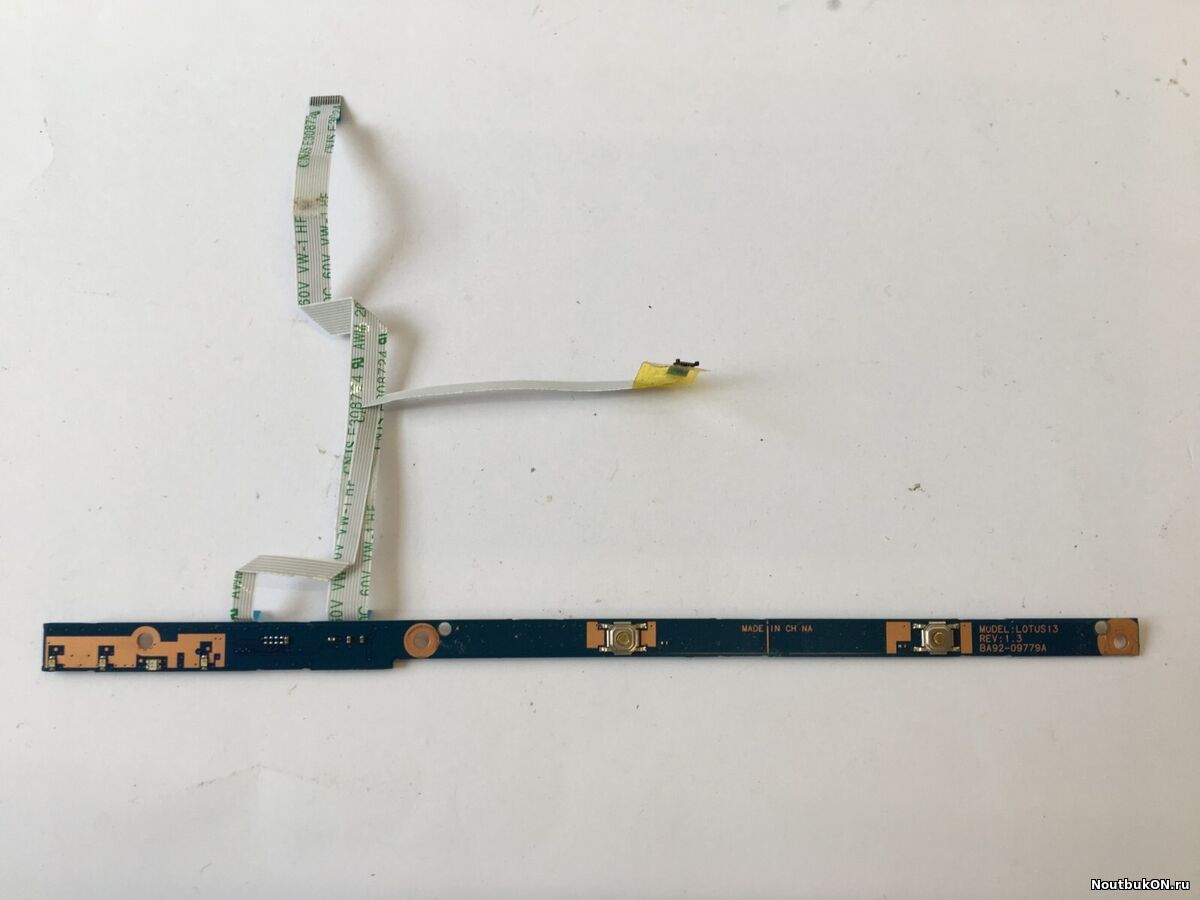 Плата кнопок тачпада с шлейфами для ноутбука SAMSUNG NP535U3C NP530U3B NP530U3C BA92-09779A REV:1.3 LOTUS13