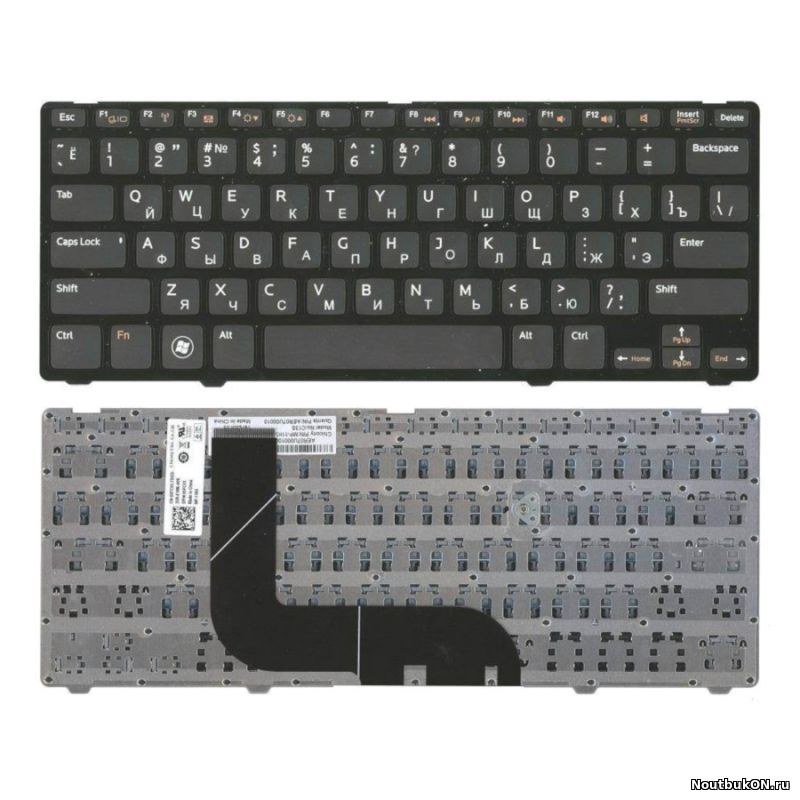 Клавиатура для ноутбука DELL Inspiron 14z N411z 0TTPWK C13S 0TTPWK AER07700010 MP-11K53SU6920 MP-11K53SU-6920 Dell Inspiron 14Z, 14z-5423, 5423, N411z, Vostro 3360