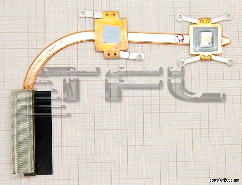 Радиатор (термотрубка) для ноутбука ASUS Eee PC 1225 1225B 13NA-3LA0101