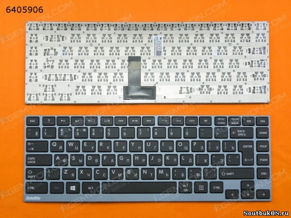 Клавиатура для ноутбука Toshiba U900 U940 RU Black Win8 (NSK-TX3GC0R)