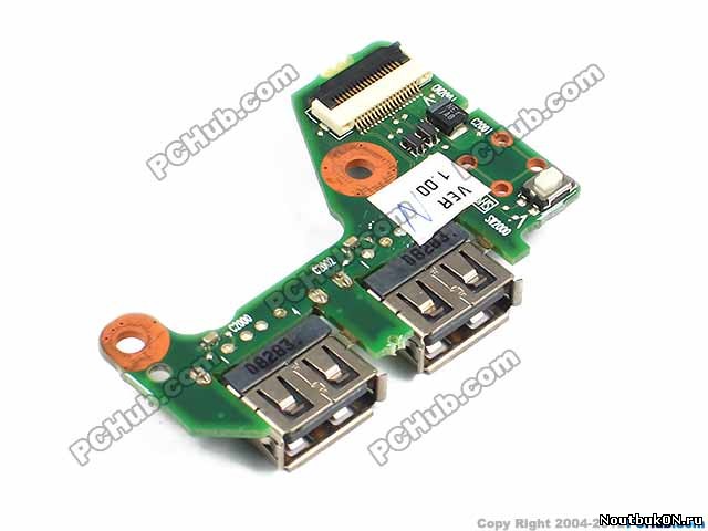 Плата USB разъемов для ноутбука Acer Aspire 8930G 8920G 6050A2188101 C ШЛЕЙФОМ