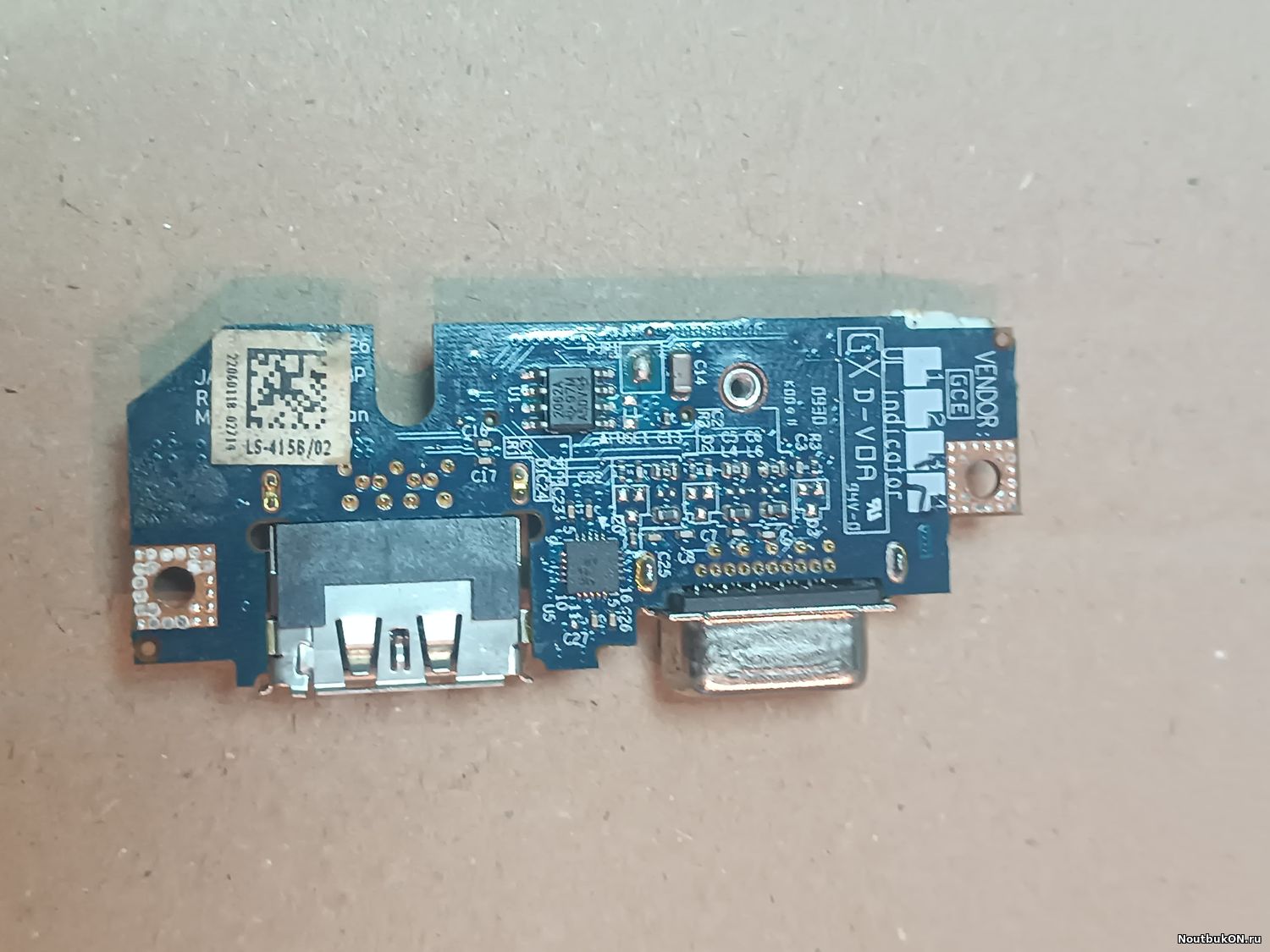 Плата VGA USB для ноутбука DELL LATITUDE E4300 E4310 PP13S JAL10 REV:2.0 LS-4158P