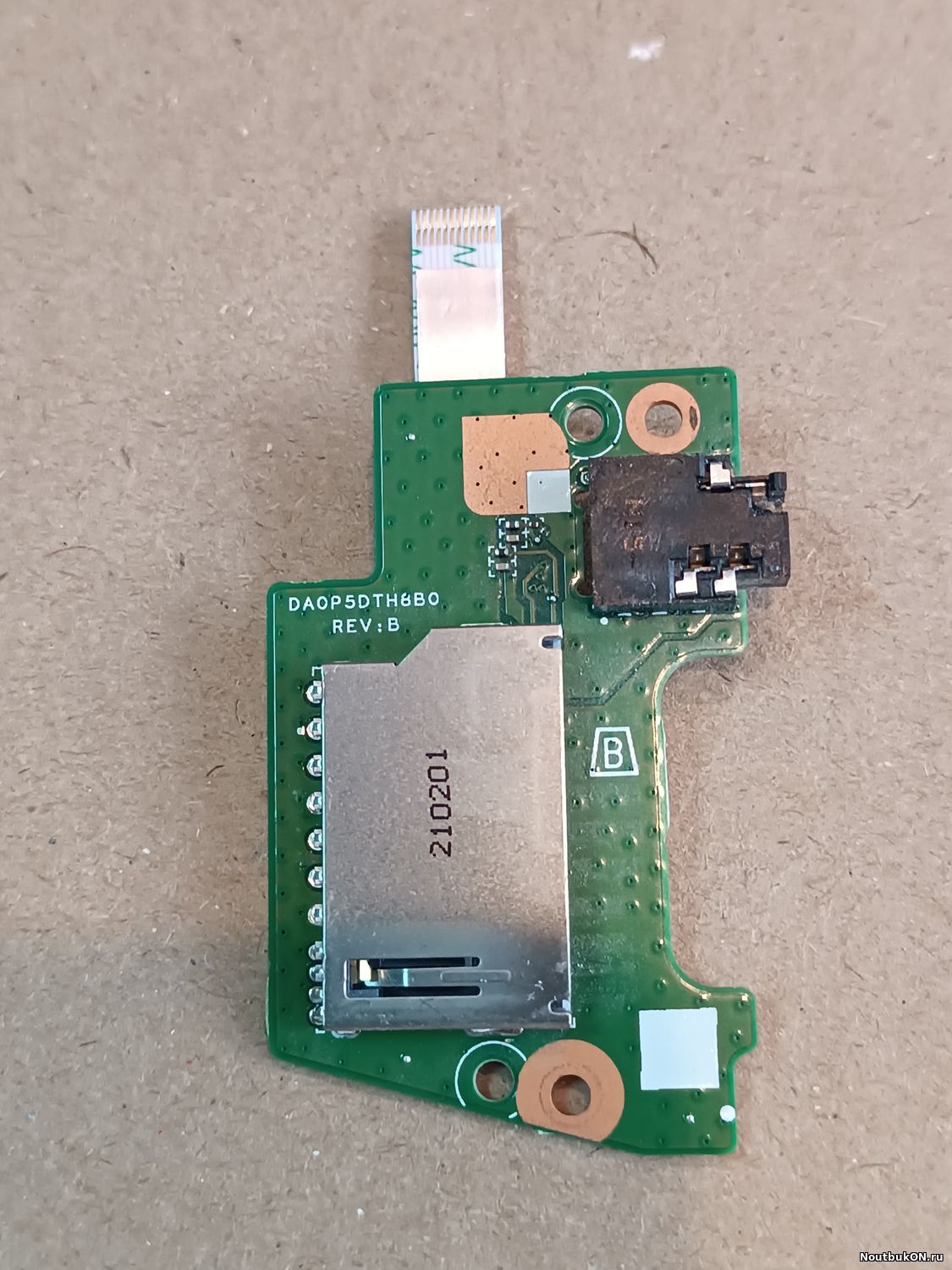 Плата audio разъема с шлейфом для ноутбука HP 15s-eq0000 15s-fq 15s-dq 15-DY DA0P5DTH8B0