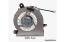 Вентилятор (кулер) для ноутбука MSI GF63, GF65, GPU