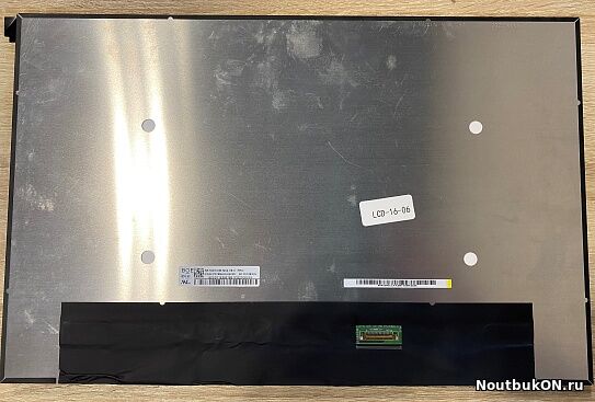 Матрица 16.0", 1920x1200, LED, 30 pins EDP, SLIM, без креплений, Матовая, IPS, 300 nits, 97% sRGB, P/N: NE160WUM-N64 (349.68×223.92×4.6 mm)