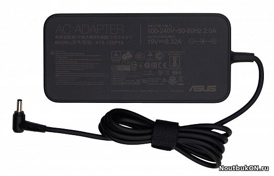 Блок питания Asus 4.5x3.0мм, 120W (19V, 6.32A) ORG (slim type) без сетевого кабеля