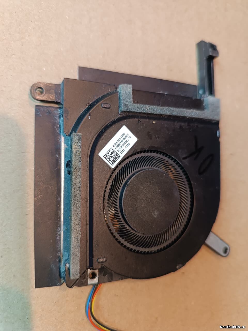 Вентилятор (кулер) для ноутбука Asus FX505, FX505GE, FX505GD, FX505GM, FX505DT, FX705DT, FX86FE, FX86FM, FX86SM, FX95, FX506IV, FA506 GPU левый