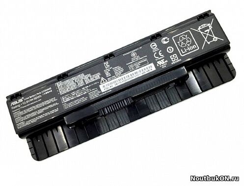 Аккумулятор для Asus (A32N1405) N551, N751, G551, GL771, 56Wh, 5200mAh, 10.8V оригинал