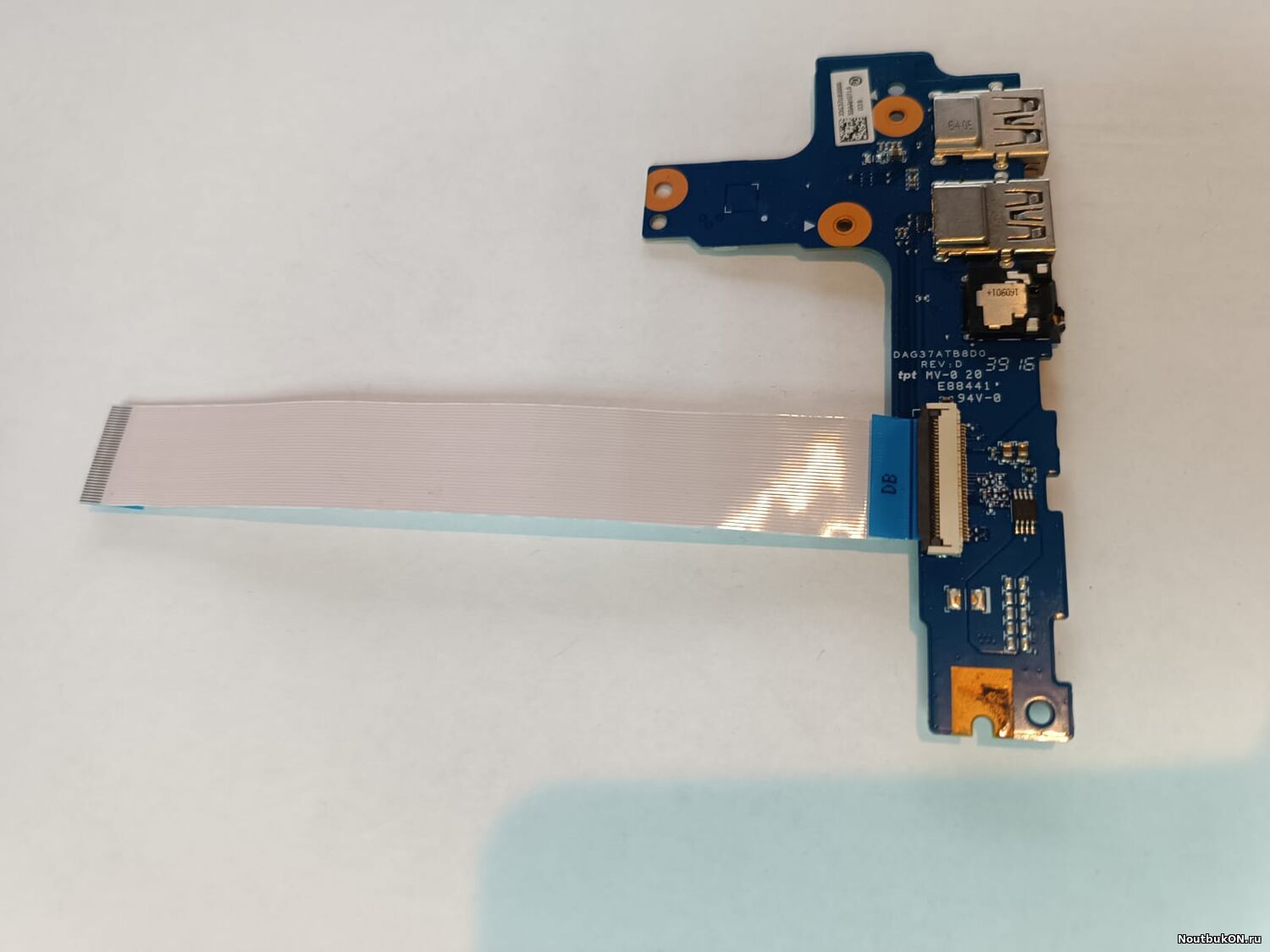 Плата USB AUDIO кнопка включения с шлейфом для ноутбука HP 17-W 17-AB 17T-AB DAG37ATB8D0