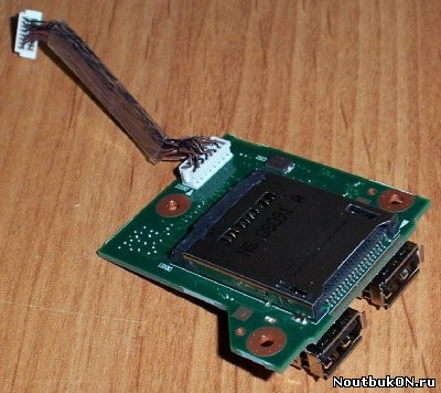 Плата USB разъемов для ноутбука HP Compaq 6510b 6515 443883-001