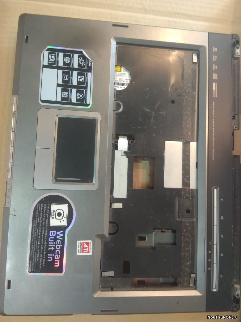 Части корпуса для ноутбука ASUS A6000 A6 ТОЛЬКО ПОДДОН С ТОПКЕЙСОМ