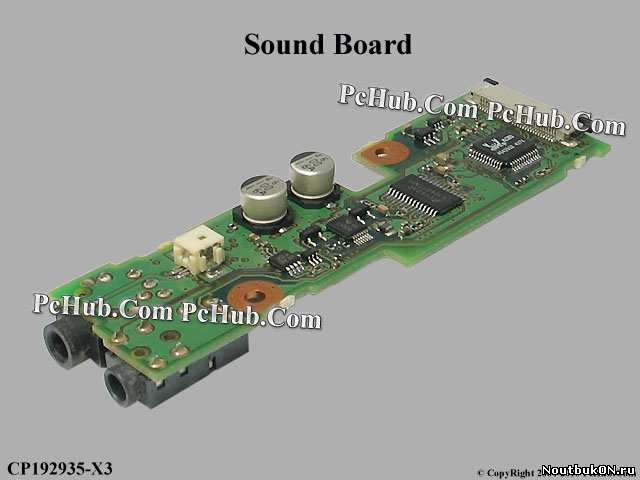 Плата AUDIO разъемов для ноутбука Fujitsu LifeBook P7010 CP192935-X4