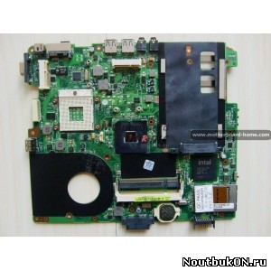 Материнская плата для ноутбука ASUS F80L Intel ЗАПУСКАЕТСЯ НЕ РАБОТАЮТ USB, дохлый южный мост (NH82801HBM) пробит.