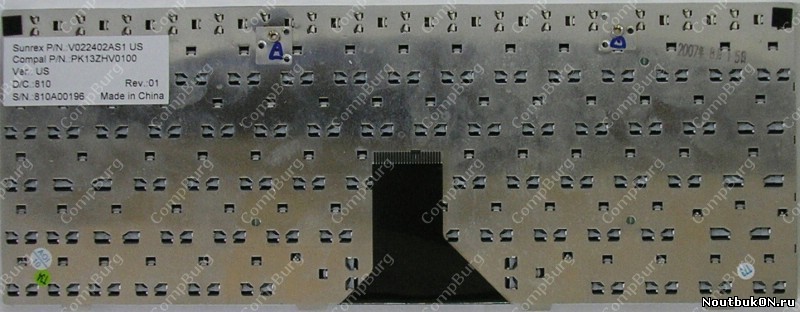 Клавиатура для ноутбука Lenovo F40 F40A F30 Lenovo 3000 Y400 V022402AS1 US PK13ZHV0100