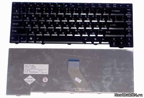 Клавиатура для ноутбука Acer Aspire 4220, 4230, 4310, 4720, 4900, 5220, 5230, 5300,5315, 5520, 5700, 5710, 5910,5920 5930 5530 MP-07A23SU-4421, MP-07A23SU-6981, NSK-H370R, NSK-H390R, PK1