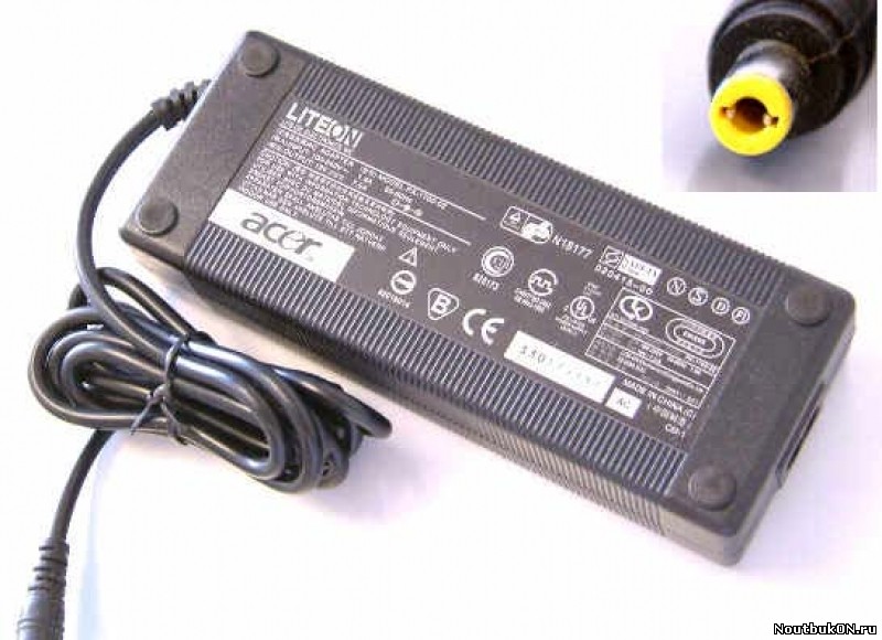 Зарядное устройство Acer/ eMachines/ PackardBell 19V 6,3A 5.5x1.7