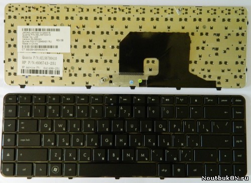 Kлавиатура для HP Pavilion dv6-3000 RU series черная с рамкой LX6, LX8, AELX6700110, AELX6700210, AELX6700310, AELX6700410, AELX8700110, AELX8700210, AELX8700310, NSK-HR0UQ 0R, 9Z.N4CUQ.00R, 9Z.N4CUQ.