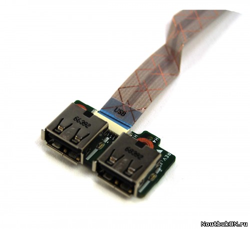 Плата USB разъемов для ноутбука HP Pavilion DV5-1000 DAQT6ATB8E0 34QT6UB0010