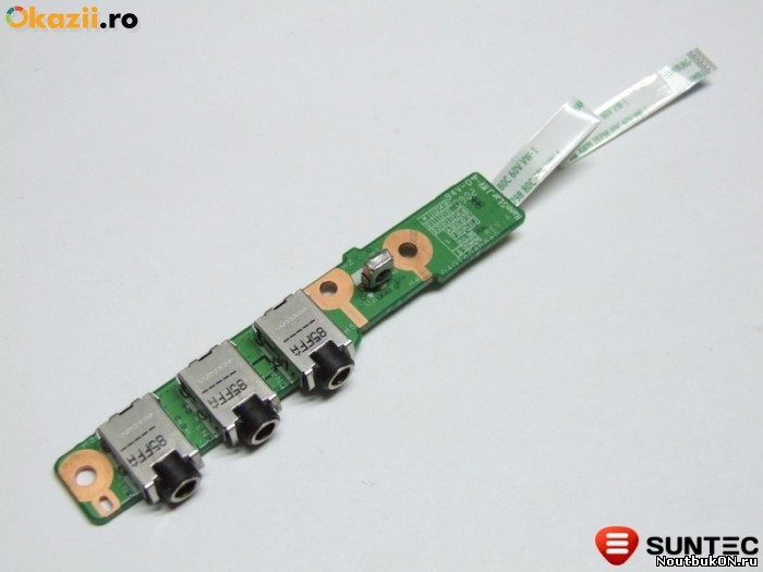 Плата AUDIO разъемов для ноутбука HP Pavilion DV5-1000 DAQT6AAB8D0