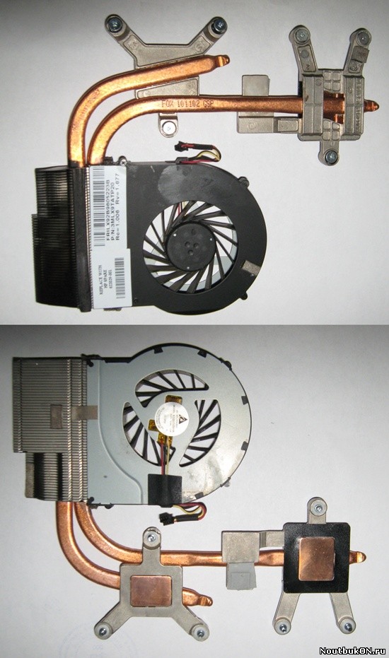 РАДИАТОР для ноутбука HP Pavillion DV7-4000,dv6-3000, dv6-4000 622029-001 3MLX9TATP20 3mlx8tatp20 KSB0505HA-9J99 631743-001 622029-001 610778-001 610777-001