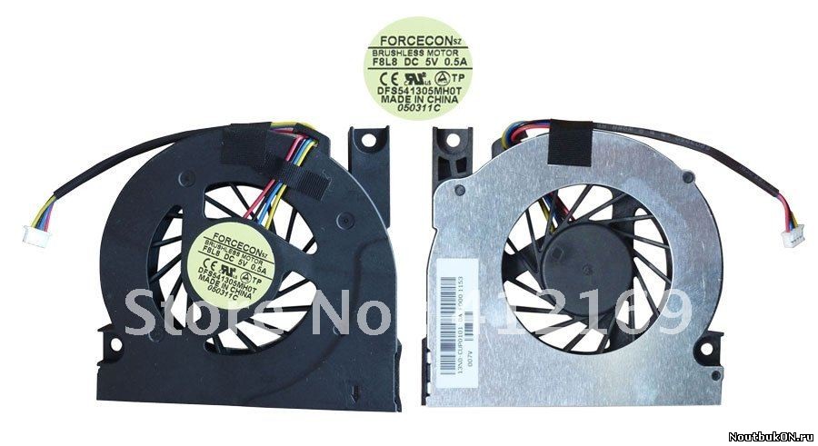 Вентилятор (кулер) для ноутбука Asus F50S X61S Laptop CPU Heatsink