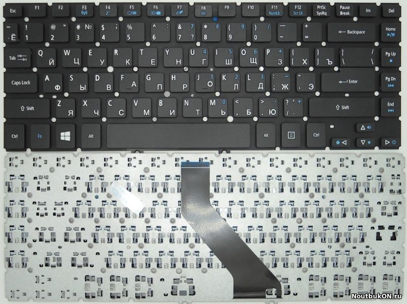 Клавиатура для ноутбука Acer Aspire V5-431, V5-431G, V5-473 V5-471, V5-471G, Timeline Ultra M3-481, M3-481G, M3-481T, M3-481TG, M5-481, M5-481G, M5-481T, M5-481TG, M5-481PT, M5-481PTG