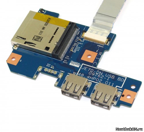 Плата USB разъемов для ноутбука Emachines G640 Acer Aspire 7551 7741 JE70-DN USB BD 48.4HP02.011