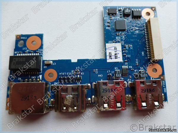 Плата USB, HDMI, Lan для ноутбука ACER ASPIRE 3810T JM31 USB/B A03 6050A2271201