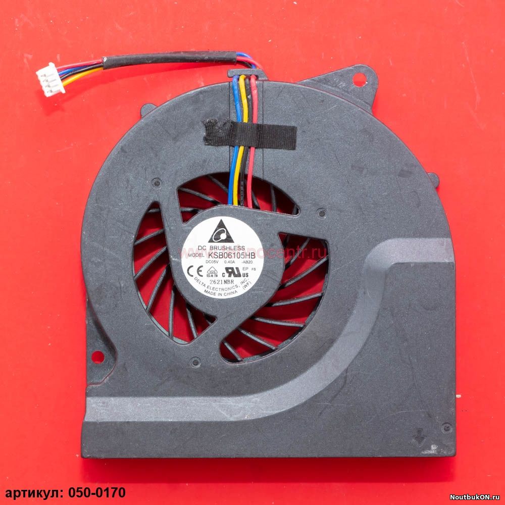 Вентилятор (кулер) для ноутбука Asus N53 SERIES N53T 13GN4S1AM010 13GN4I1AM010 KSB06105HB ASUS N53 series Cooling Fan DC5V 0.40A, Bare fan