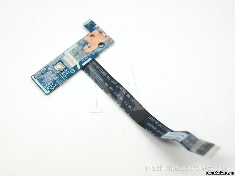 Плата кнопка включения для ноутбука Acer Aspire 5552 5733 5736 5250 5336 5742 LS-6582P с шлейфом nbx0000rn00