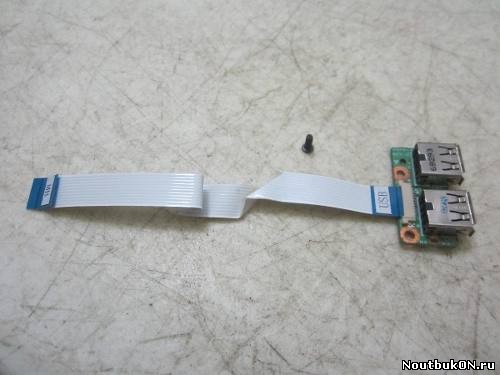 Плата USB разъемов для ноутбука HP Pavilion DV6-1000 DV6-2000 DV7-3000 Series DA0UT3PC8D0 36UT3UB0000 DA0UP6TB6A0 с шлейфом