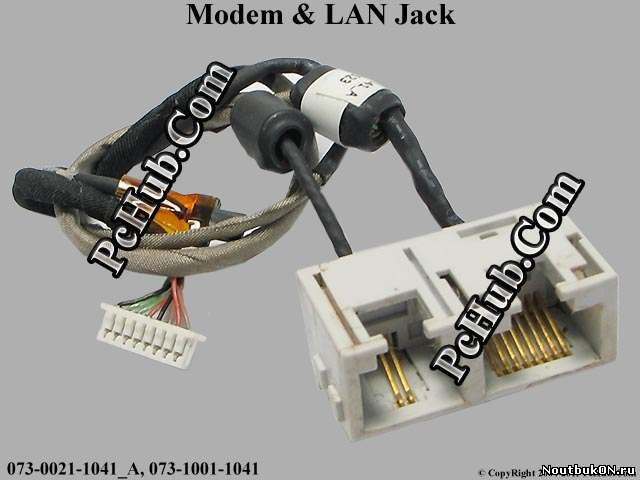 Разъем LAN для ноутбука Sony Vaio VGN-FS415MR PCG-7G5P 073-0021-1041