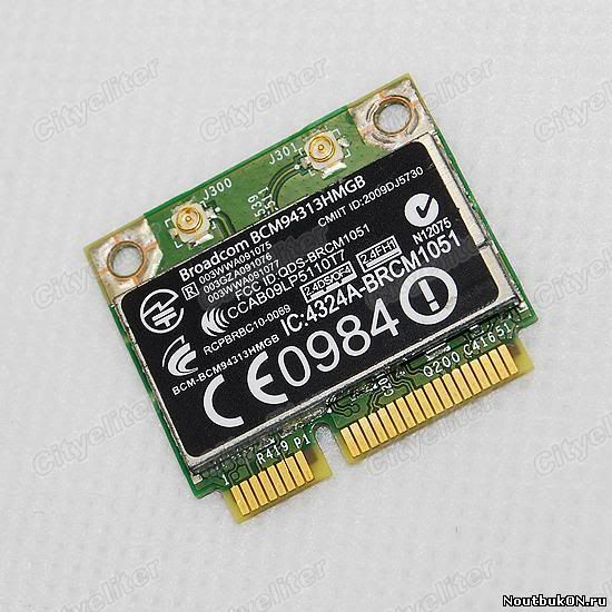 Модуль Wi-Fi для ноутбука HP Pavilion G6-2000 G6 2000, 2100,2200 и 2300 Series 657325-001 BROADCOM BCM94313HMGB