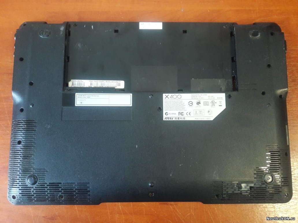 ПОДДОН И ТОП-КЕЙС для ноутбука MSI Cabo Flat X400 X340 X320 X350 X370 MS1351 MSI X-Slim