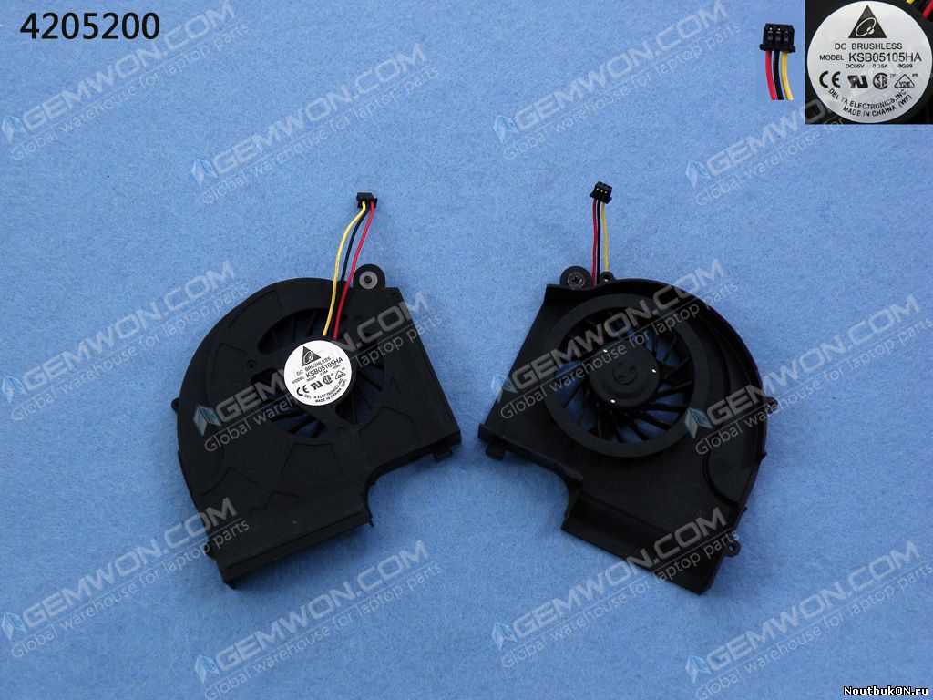 Вентилятор (кулер) для ноутбука HP Pavilion DV5-2000 KSB05105HA fa5v 0,5a