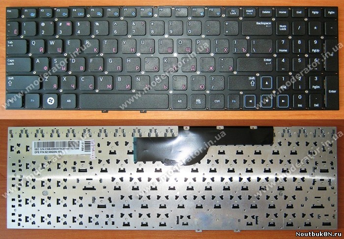 Клавиатура для ноутбука Samsung NP300E5A, NP300V5A NP305V5A NP300E5A-S03RU, NP300E5A-S06RU без рамки V127760AS CNBA5903075