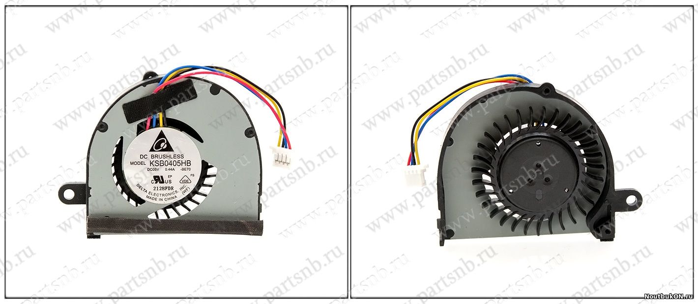 Вентилятор (кулер) для ноутбука ASUS EEE PC 1025 4-pin fan KSB0405HB -BE70 EF40050V1-C090-S99 13GOA3F1AM020